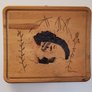 Handmade Badger Wall Decor